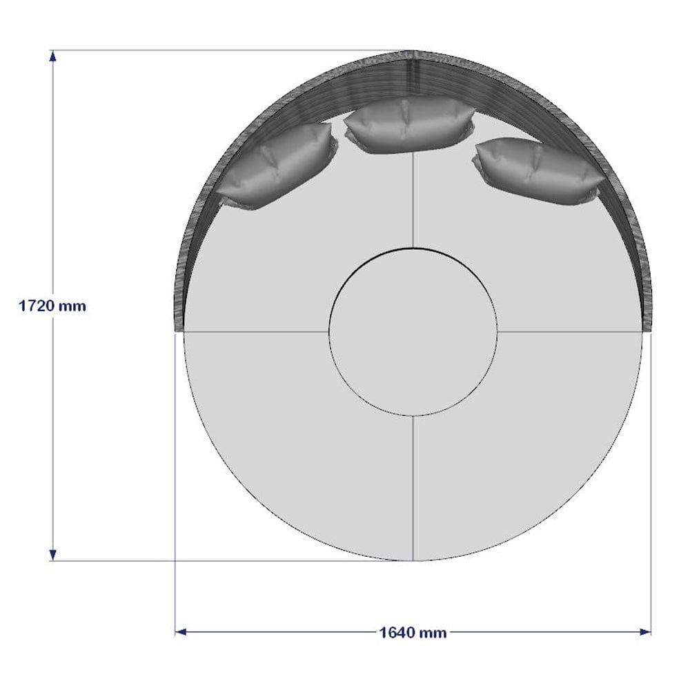 Camrose Rattan Garden Day Bed in Grey