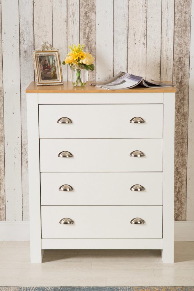 Heritage 4 Drawer Chest Bedroom Furniture