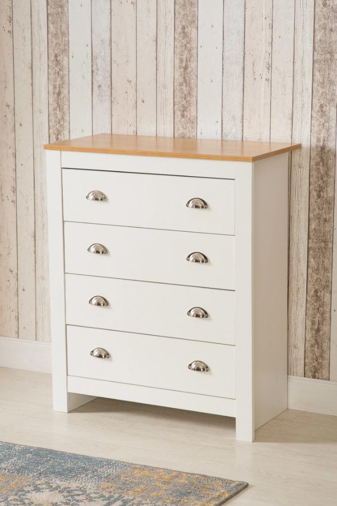 Heritage 4 Drawer Chest Bedroom Furniture