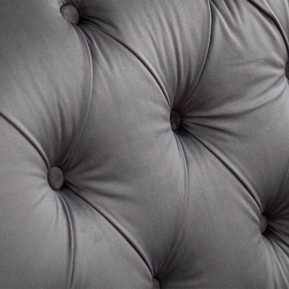 Darwin Dark Grey Velvet Accent Chair