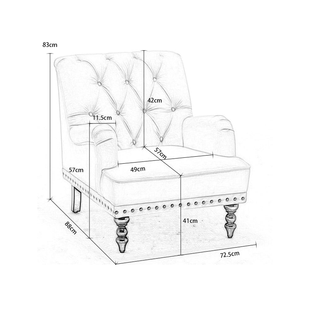 Darwin Velvet Accent Chair in Mustard