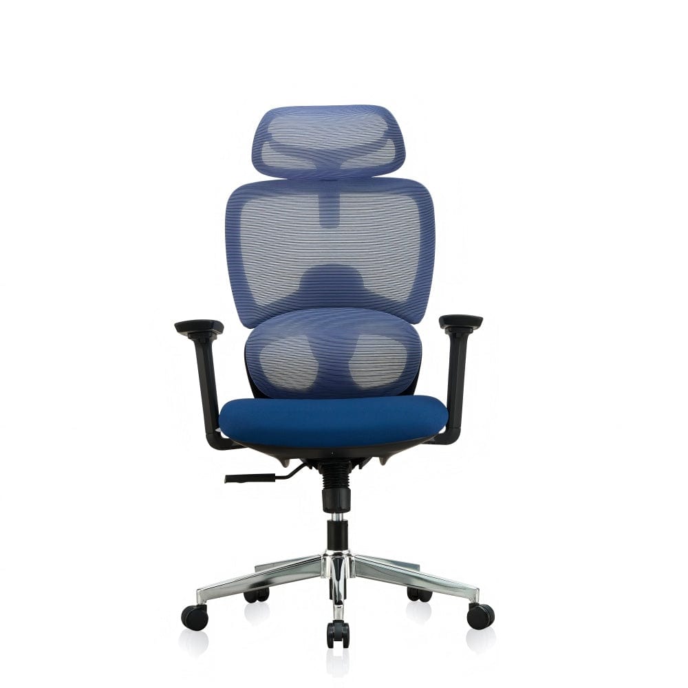 Premium Fabric Blend Ergonomic Office Chair Swivel Computer Task Chair with Headrest