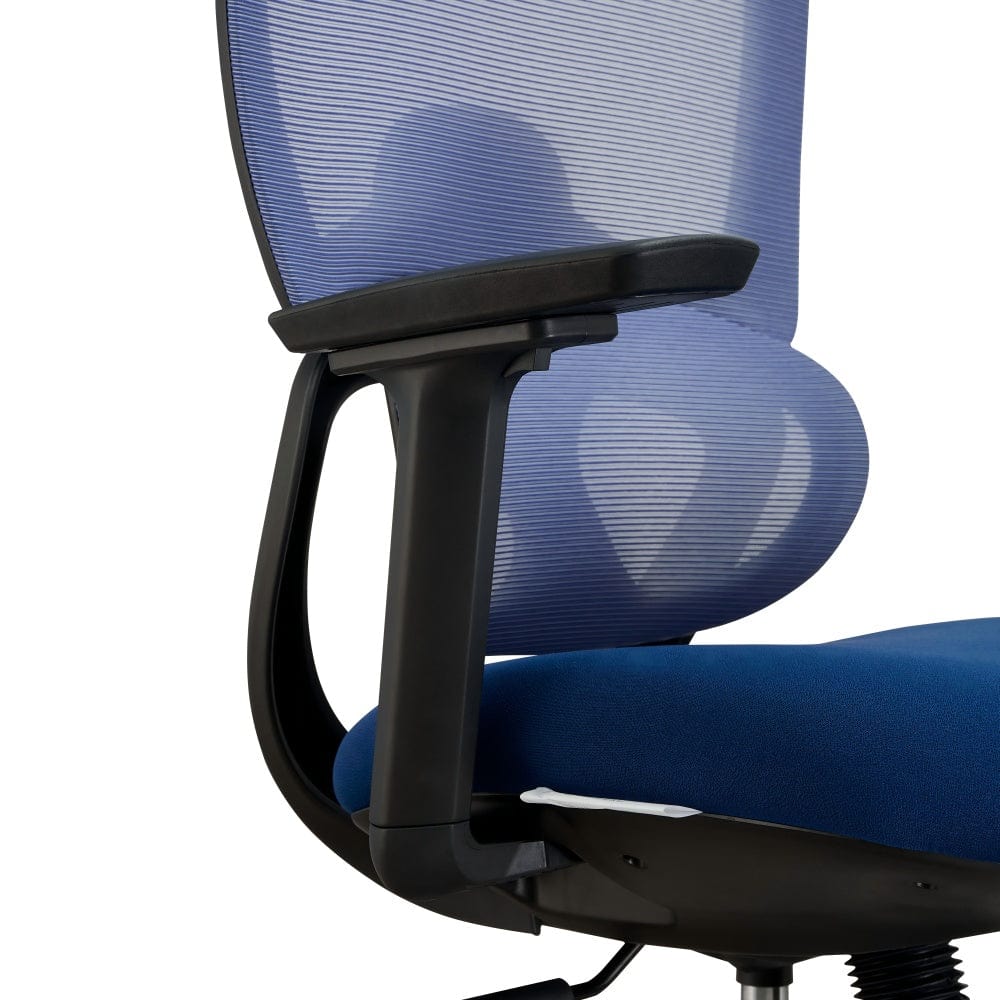 Premium Fabric Blend Ergonomic Office Chair Swivel Computer Task Chair with Headrest