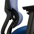 Premium Fabric Blend Ergonomic Office Chair Swivel Computer Task Chair with Headrest