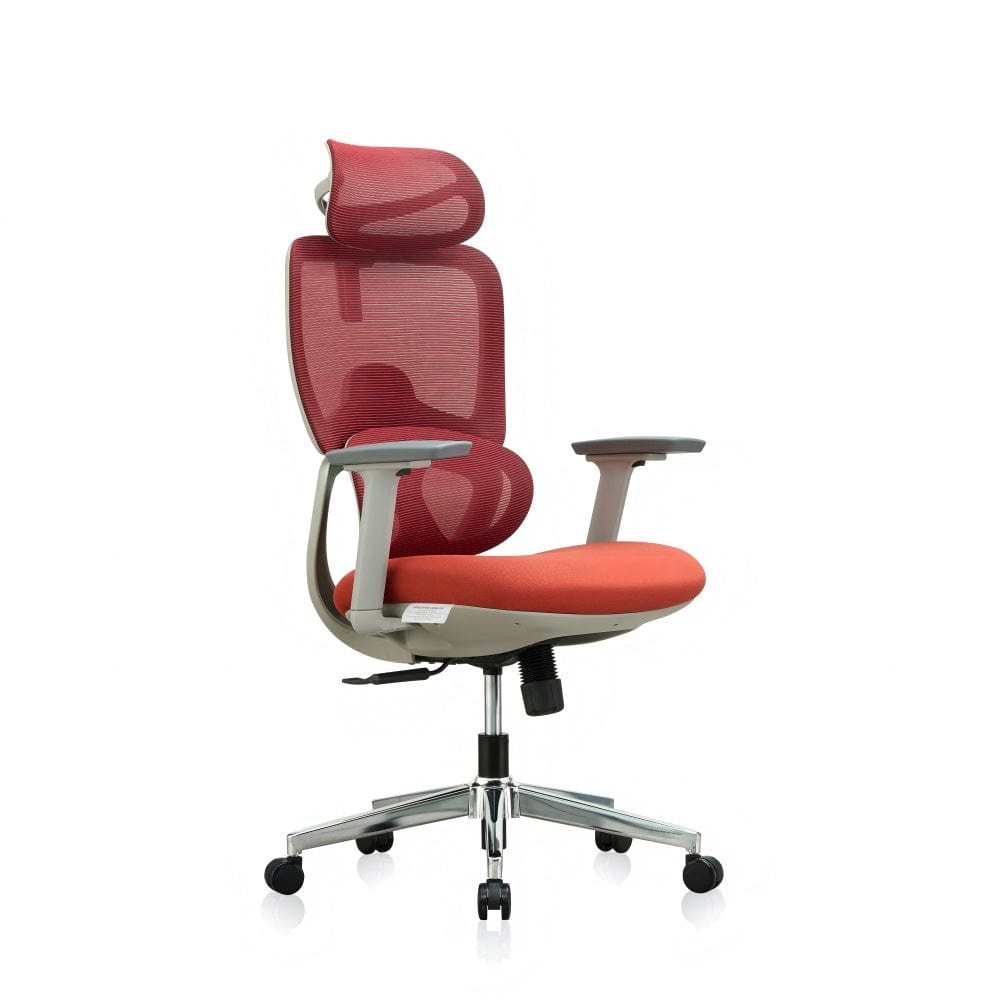 Premium Fabric Blend Ergonomic Office Chair Swivel Computer Task Chair with Headrest