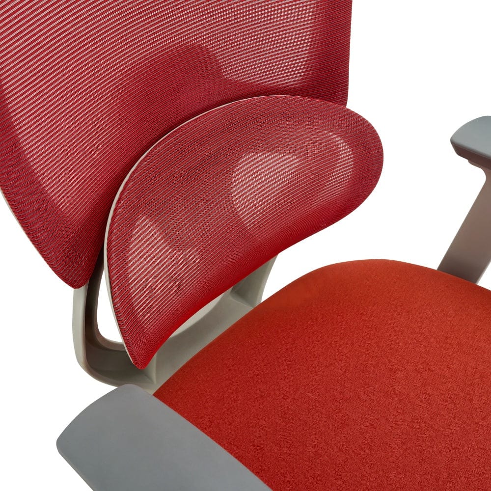 Premium Fabric Blend Ergonomic Office Chair Swivel Computer Task Chair with Headrest