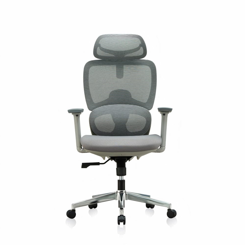 Premium Fabric Blend Ergonomic Office Chair Swivel Computer Task Chair with Headrest