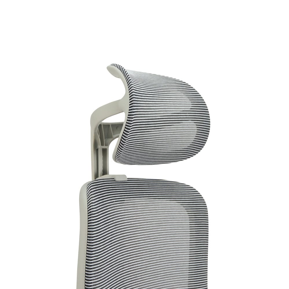 Premium Fabric Blend Ergonomic Office Chair Swivel Computer Task Chair with Headrest