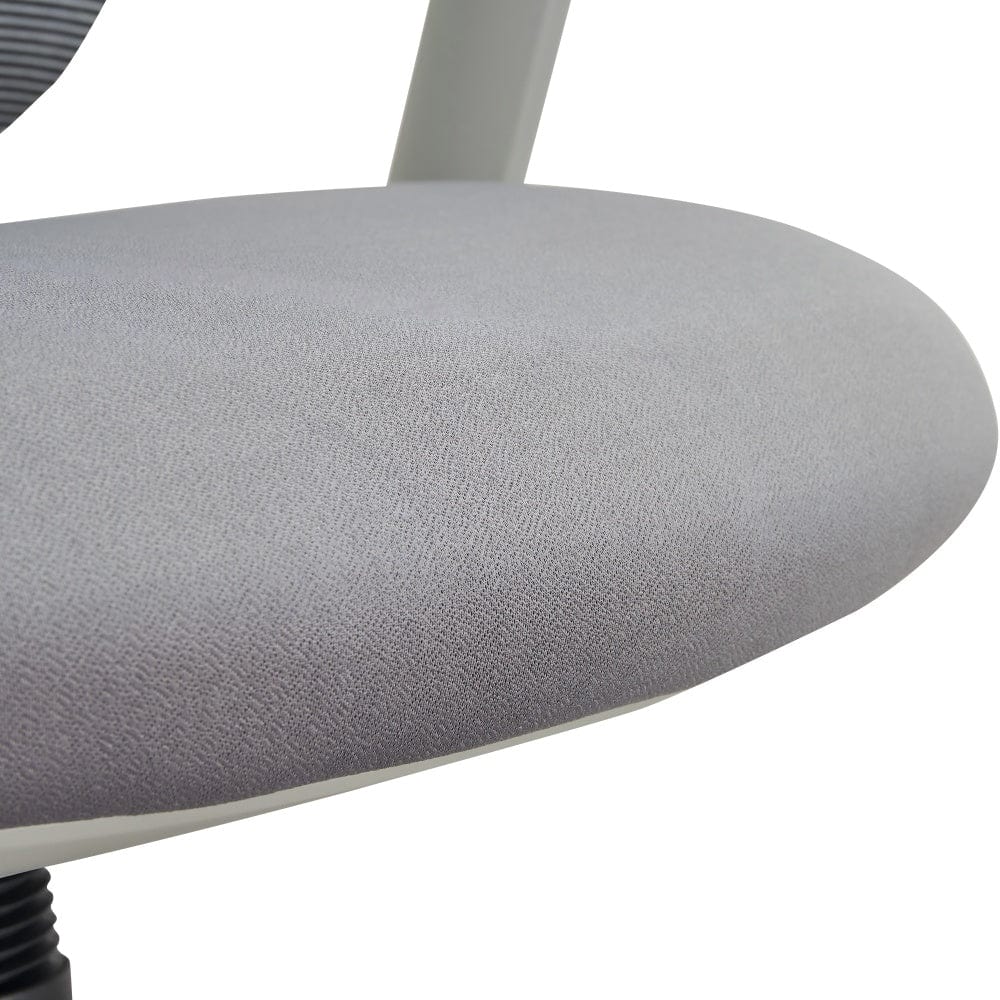 Premium Fabric Blend Ergonomic Office Chair Swivel Computer Task Chair with Headrest