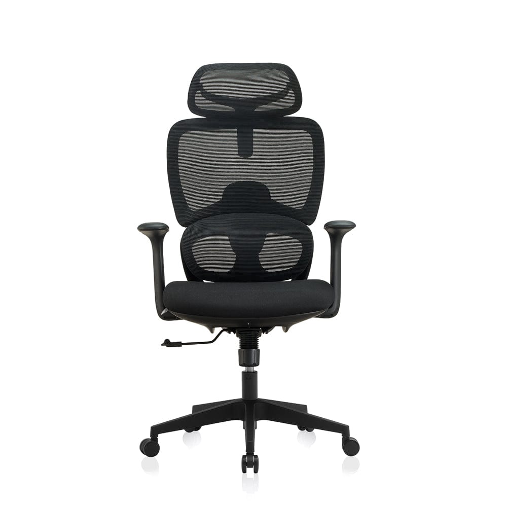 Premium Fabric Blend Ergonomic Office Chair with Headrest Option