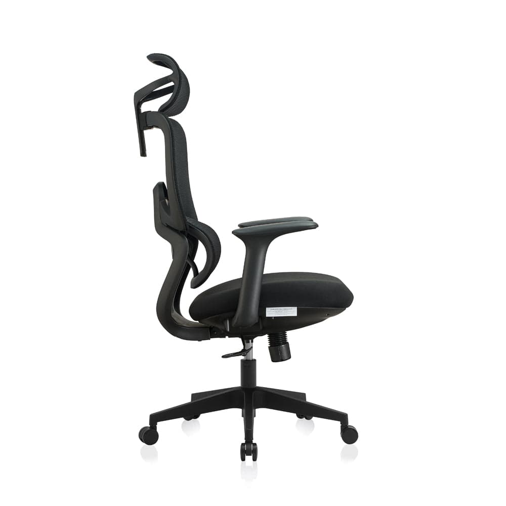 Premium Fabric Blend Ergonomic Office Chair with Headrest Option