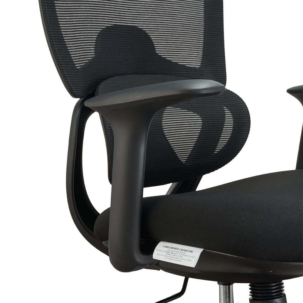 Premium Fabric Blend Ergonomic Office Chair with Headrest Option