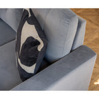 Avery Velvet Reversible Corner Sofa Bed With Storage Chaise