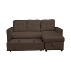 Avery Boucle Teddy Fleece Reversible Corner Sofa Bed With Storage Chaise