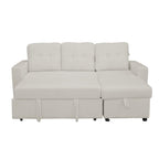Avery Boucle Teddy Fleece Reversible Corner Sofa Bed With Storage Chaise