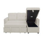 Avery Boucle Teddy Fleece Reversible Corner Sofa Bed With Storage Chaise