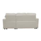 Avery Boucle Teddy Fleece Reversible Corner Sofa Bed With Storage Chaise