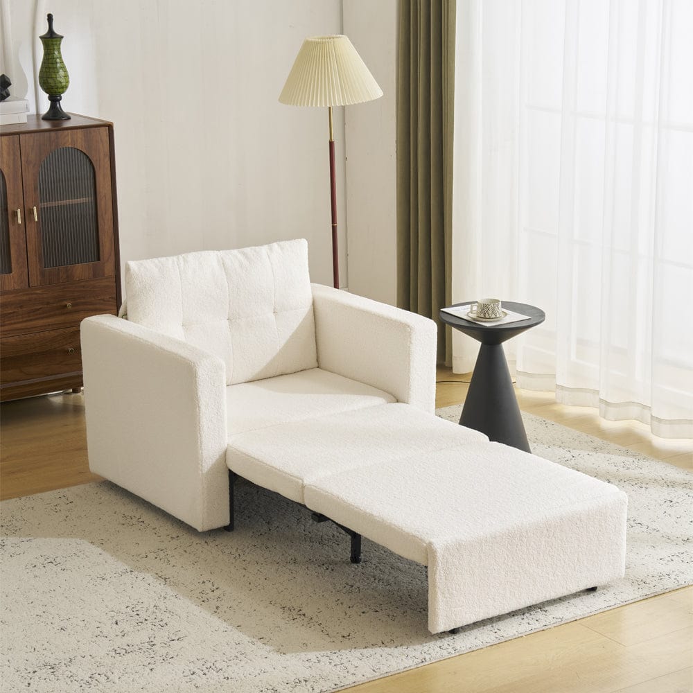 Avery 1 Seater Fold Out Upholstered Sofa Bed