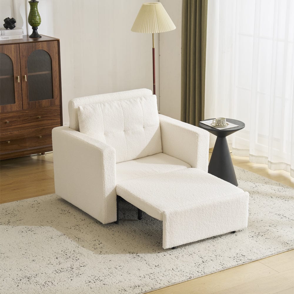 Avery 1 Seater Fold Out Upholstered Sofa Bed