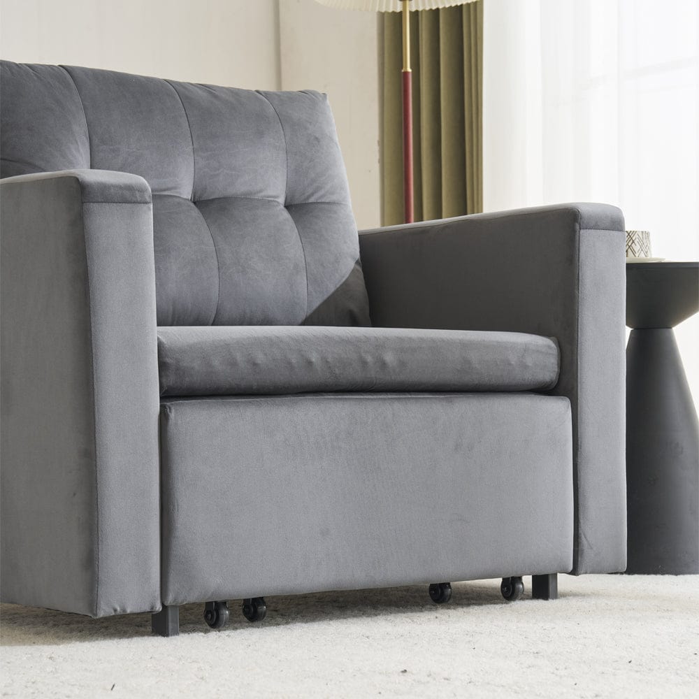 Avery 1 Seater Fold Out Upholstered Sofa Bed