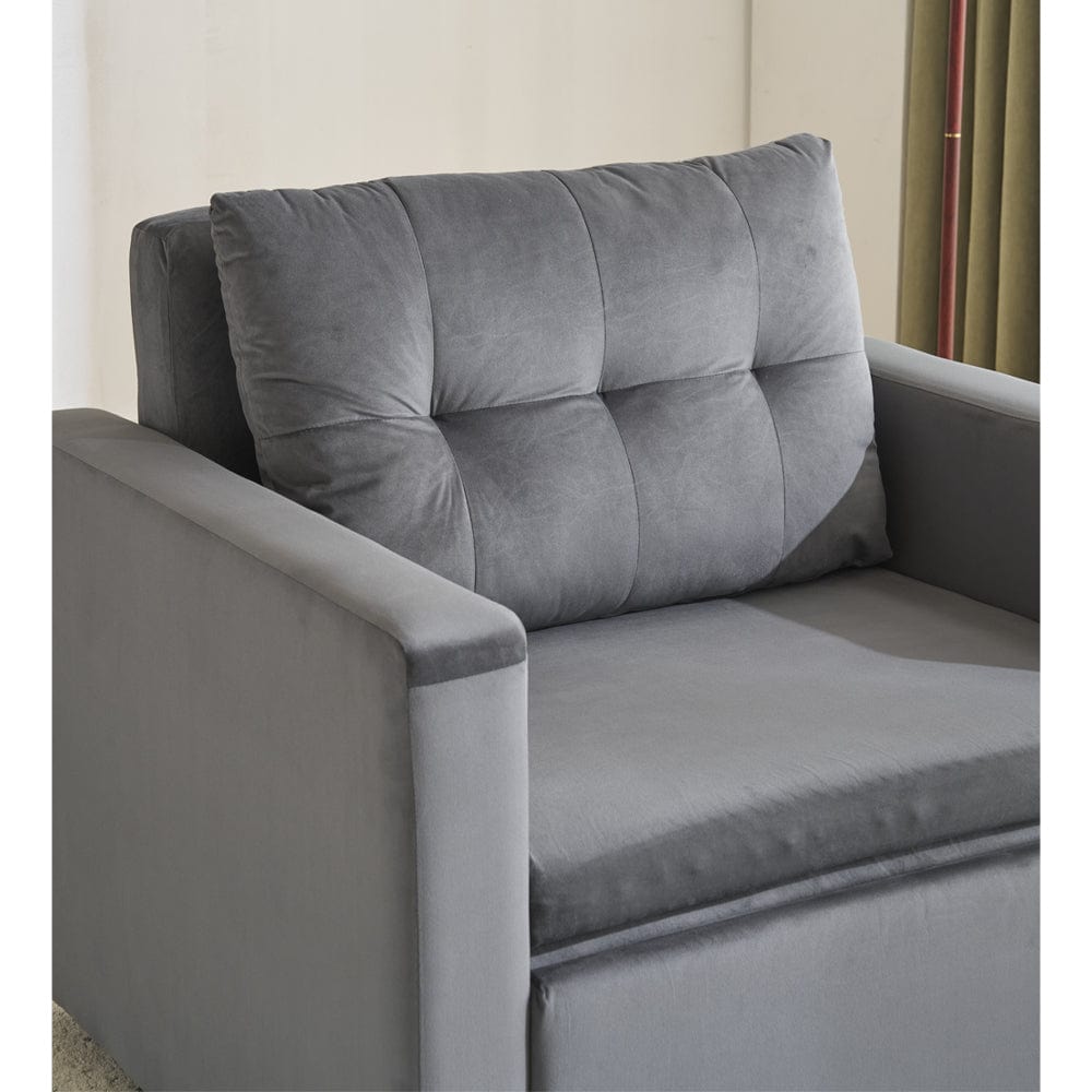 Avery 1 Seater Fold Out Upholstered Sofa Bed