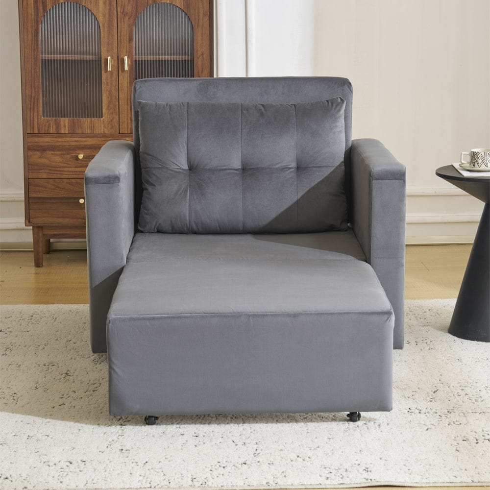 Avery 1 Seater Fold Out Upholstered Sofa Bed