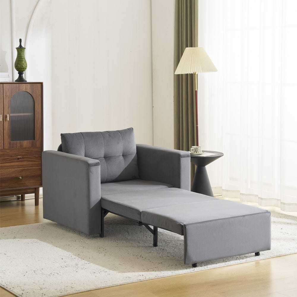 Avery 1 Seater Fold Out Upholstered Sofa Bed