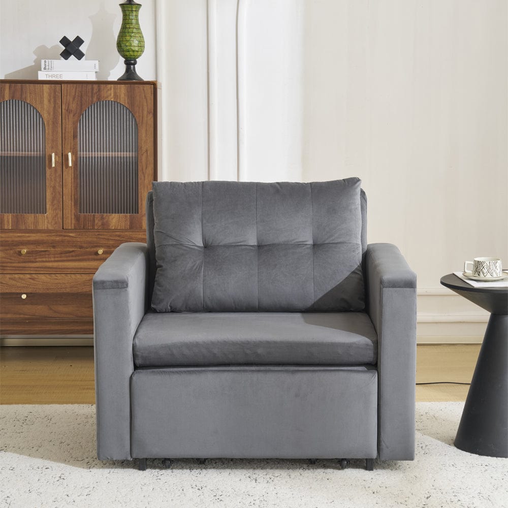 Avery 1 Seater Fold Out Upholstered Sofa Bed