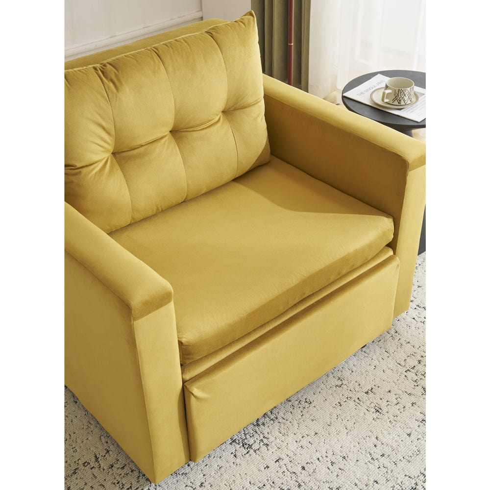 Avery 1 Seater Fold Out Upholstered Sofa Bed