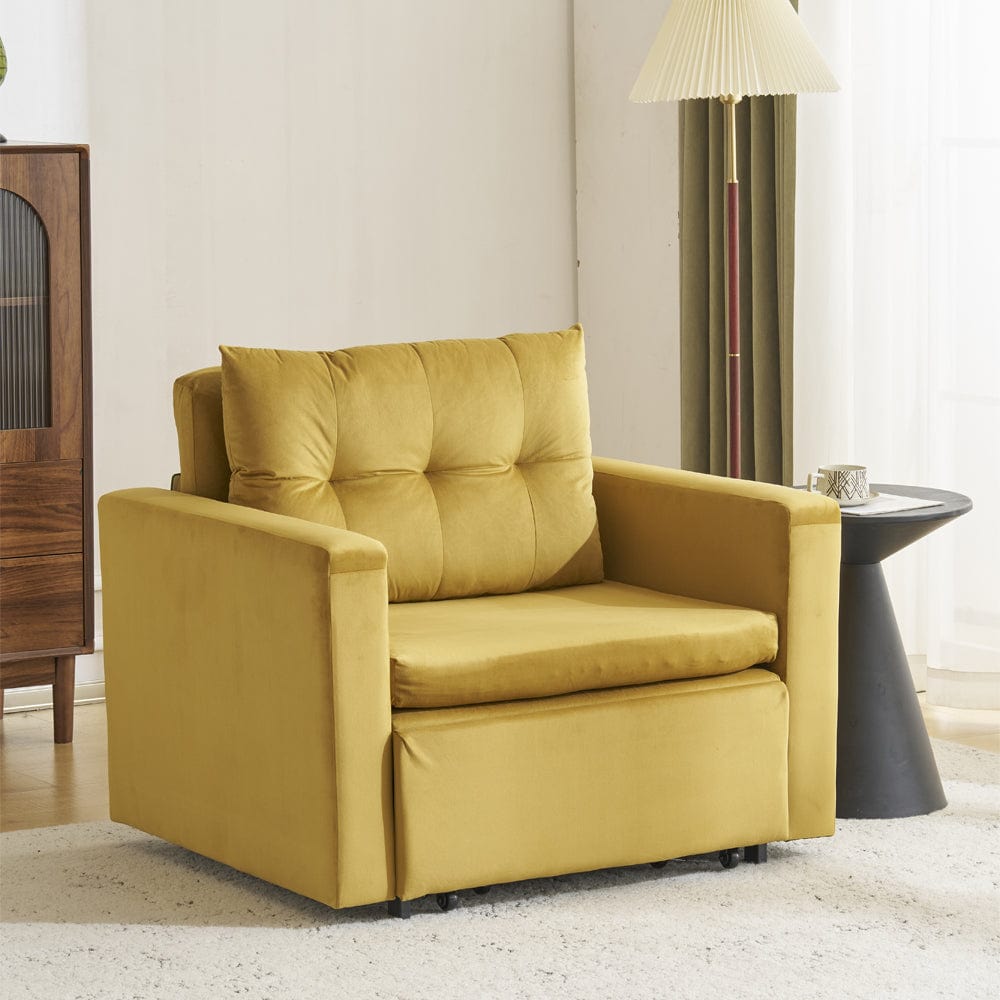 Avery 1 Seater Fold Out Upholstered Sofa Bed