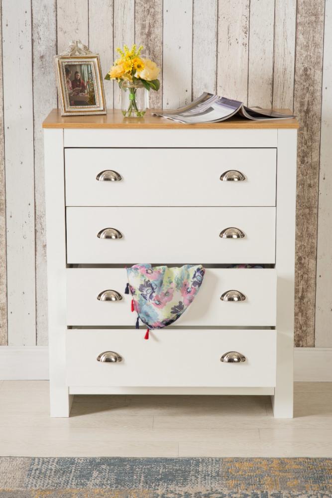 Heritage 4 Drawer Chest Bedroom Furniture