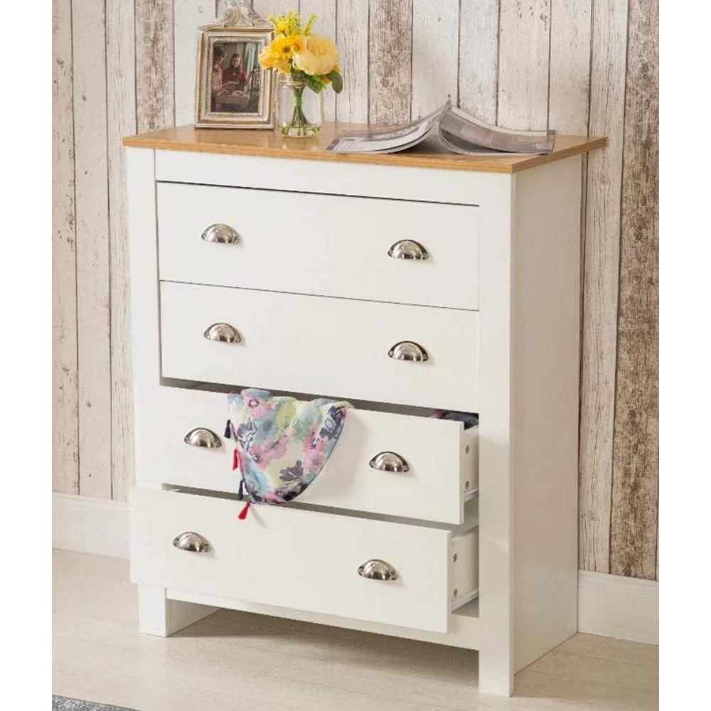 Heritage 3 Piece Bedside Chest Set With 2 Bedside Tables