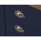 Set of 2 Heritage Bedside Tables Storage Cabinet