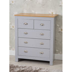 Heritage 4 Piece Bedroom Wardrobe Chest Set With Bedside Tables