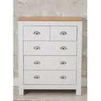 Heritage 3+2 Chest Of Drawers Storage Cabinet