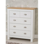 Heritage 3+2 Chest Of Drawers Storage Cabinet