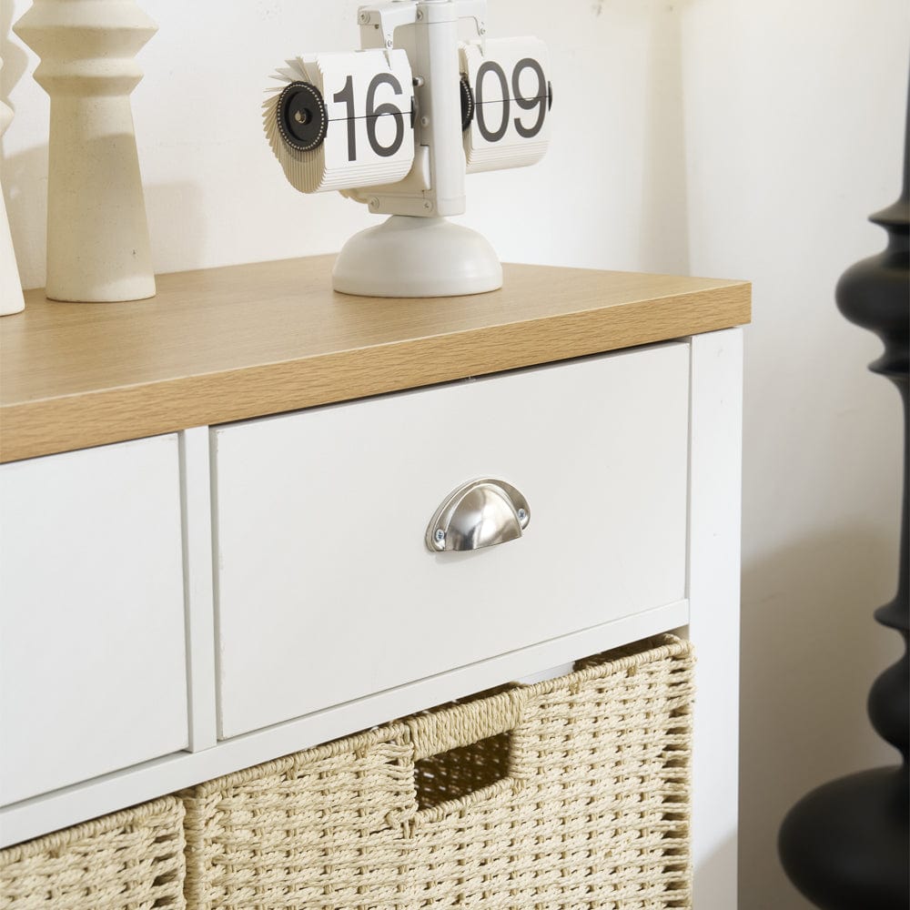Heritage Hallway Console Table Sideboard With 2 Drawers