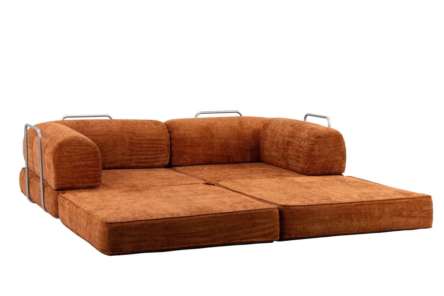 Hugspacee Velvet Compressed Daybed Large Lounge Sofa