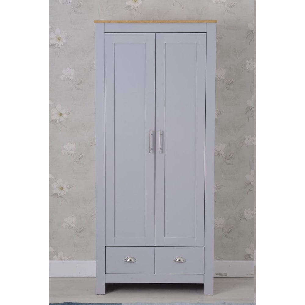 Heritage 2 Door 2 Drawer Wardrobe