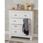 Heritage 3 Piece Chest and Bedside Tables Set In White