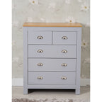 Heritage 3+2 Chest Of Drawers In Grey