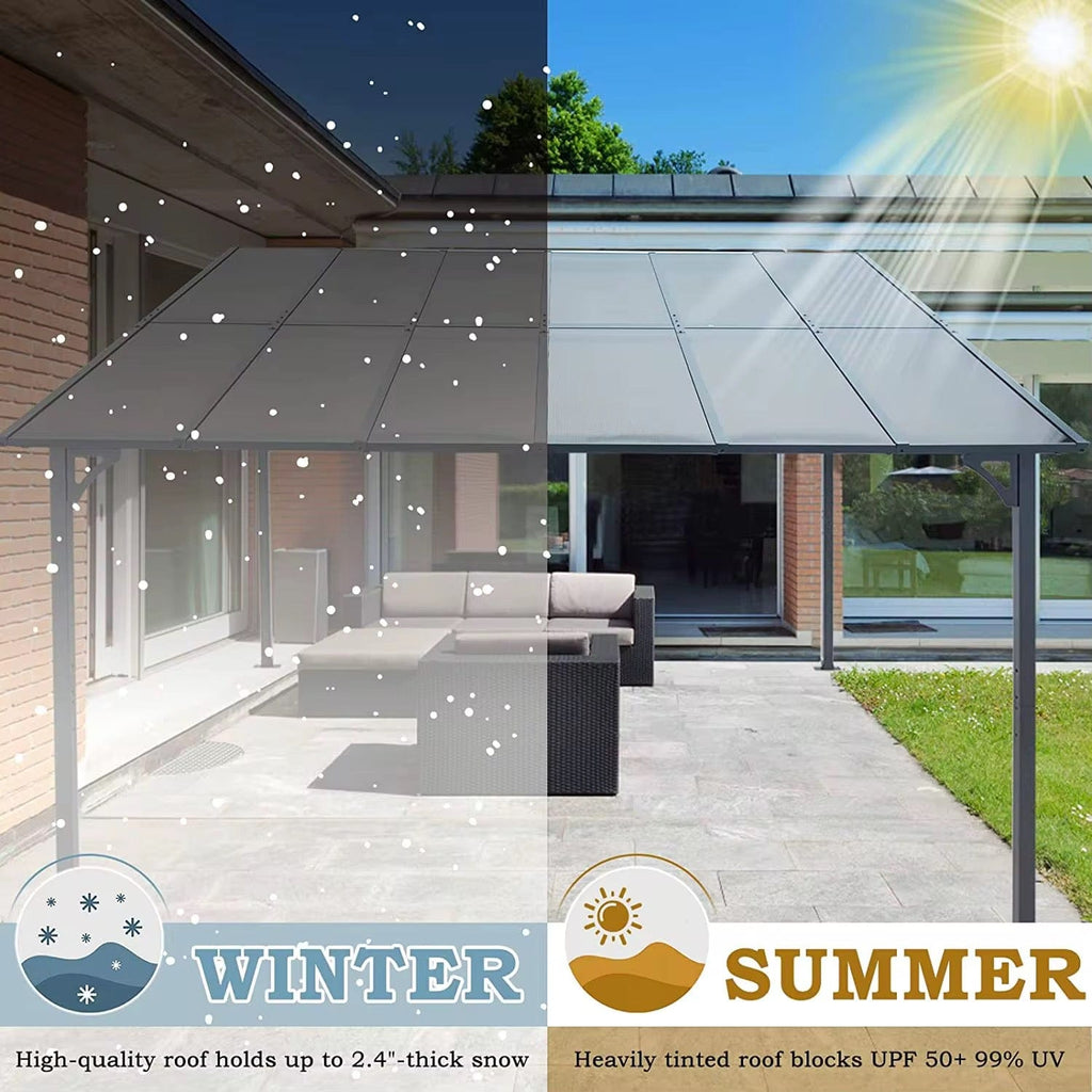 Nice Aluminium pergola Wall Gazebo Event Shelter For Garden Patio