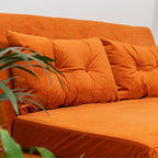 Jola Velvet Foldable 2 Seater Sofa Bed