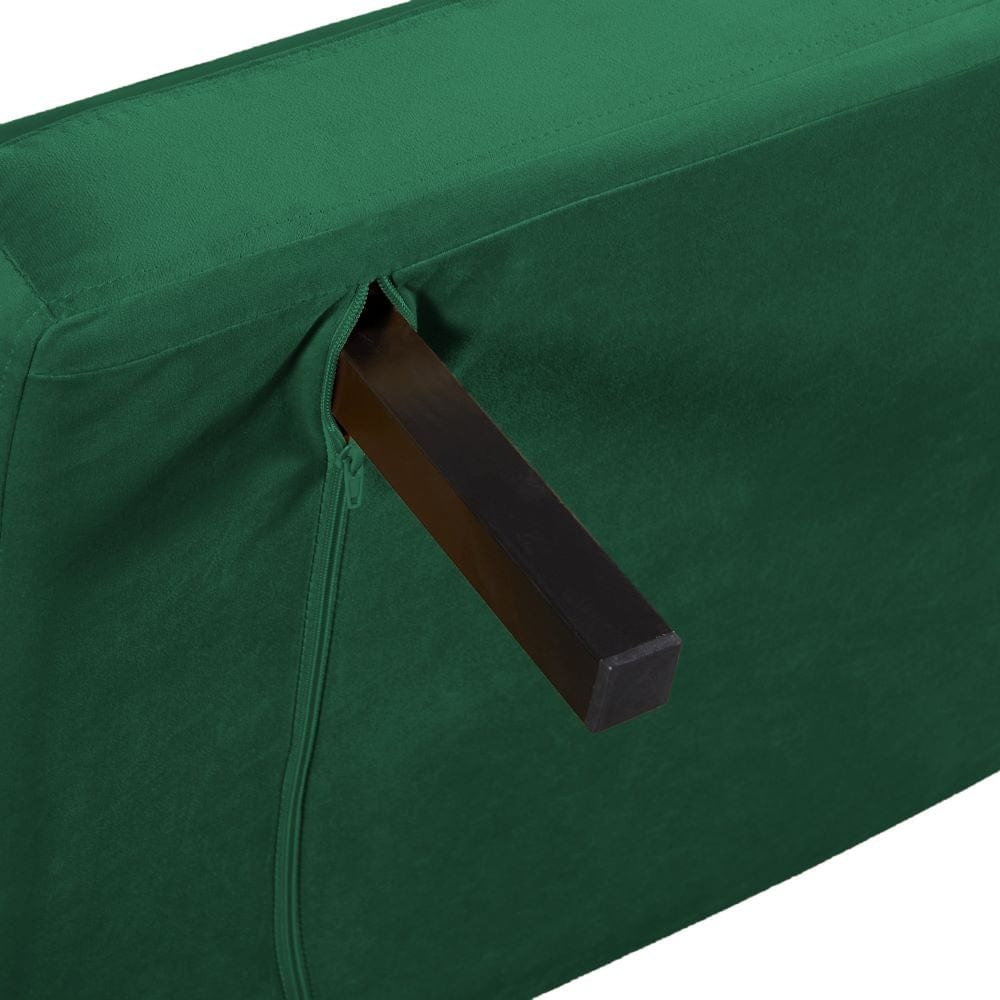 Jola Velvet Foldable 2 Seater Sofa Bed with Pillows