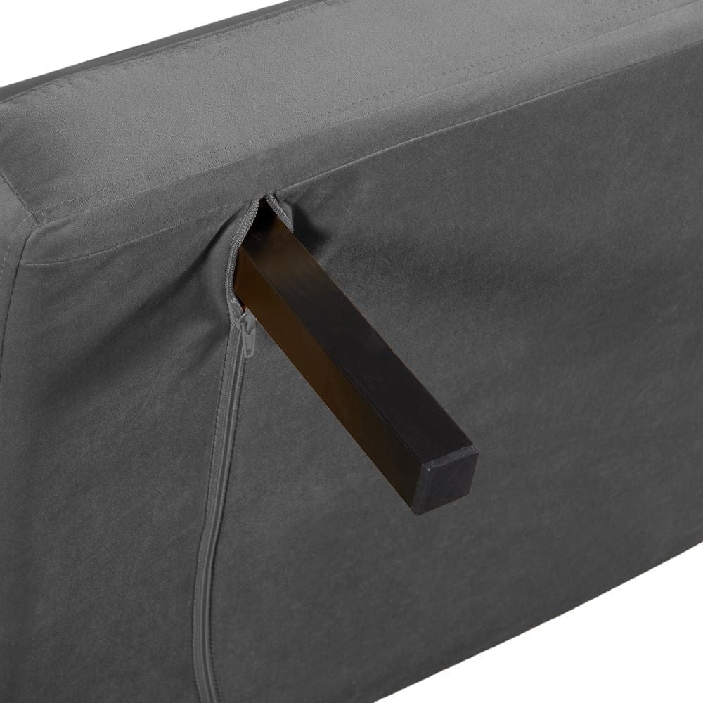 Jola Velvet Foldable 2 Seater Sofa Bed with Pillows