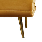 Jola Velvet Foldable 2 Seater Sofa Bed with Pillows