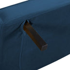 Jola x Large Velvet Foldable 2.5 Seater Sofa Bed with Pillows