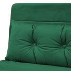 Jola x Large Velvet Foldable 2.5 Seater Sofa Bed with Pillows