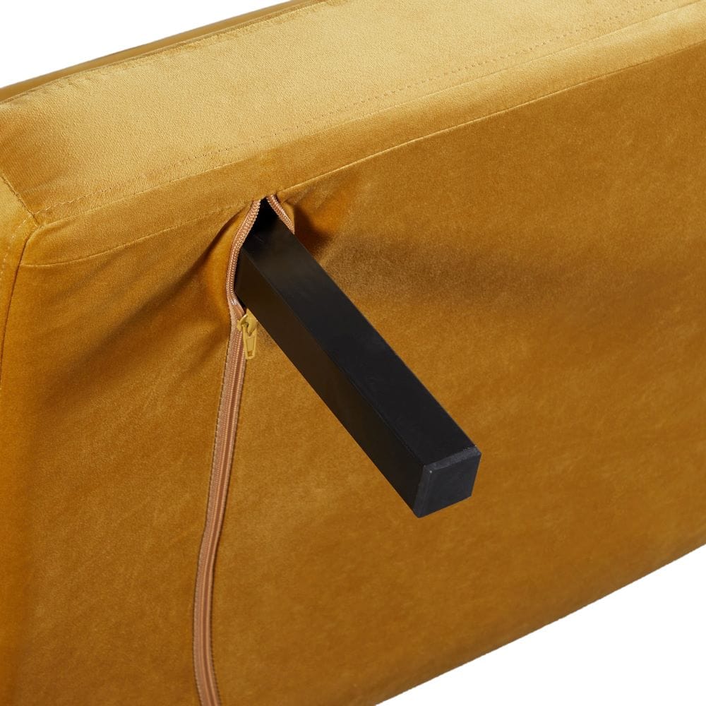 Jola x Large Velvet Foldable 2.5 Seater Sofa Bed with Pillows