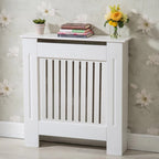 White Modern Wooden Radiator Grill Cover